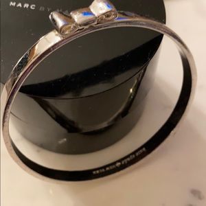 Kate Spade Silver Bow Bangle Bracelet